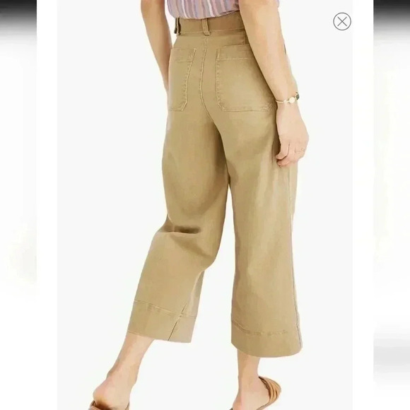 Madewell Utility Crop Wide Leg Pants - Picture 2 of 7